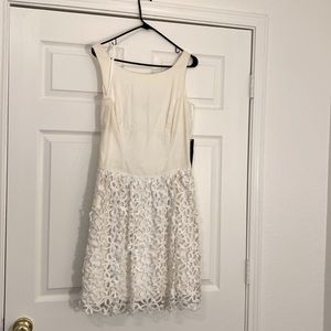 NWT Antonio Melani size 6 ivory dress